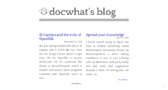 Desktop Screenshot of docwhat.org